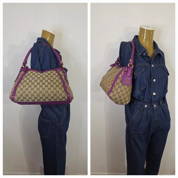 ✨️GUCCI GG Canvas Scarlett Hobo Bag - Picture 1 of 16